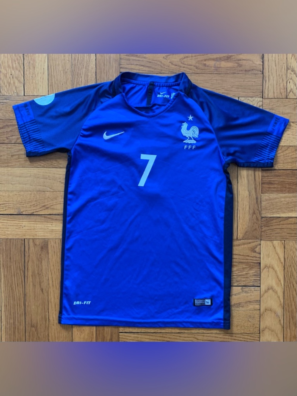 Nike Griezmann Blue France Soccer Jersey